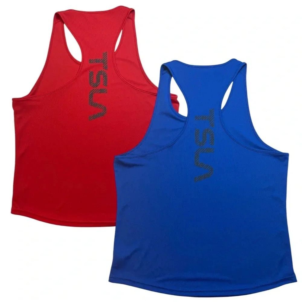 Tesla Men’s Performance Racerback Tank Tops (2-Pack) | Large